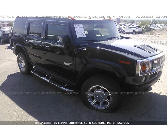 5GRGN23U07H101544 - 2007 HUMMER H2 BLACK photo 1