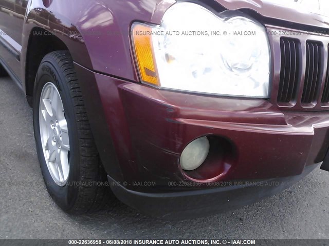 1J8HR48P37C524049 - 2007 JEEP GRAND CHEROKEE LAREDO/COLUMBIA/FREEDOM 红色 照片 6