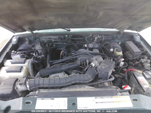 4F4ZR16V8XTM39808 - 1999 MAZDA B3000 CAB PLUS GREEN photo 10