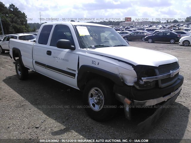 1GCHC29U24E101206 - 2004 CHEVROLET SILVERADO C2500 HEAVY DUTY WHITE photo 1