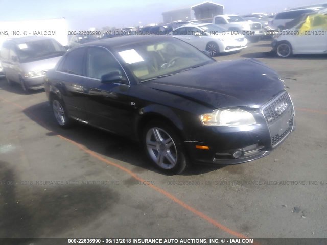 WAUAF78EX8A036230 - 2008 AUDI A4 2.0T BLUE photo 1