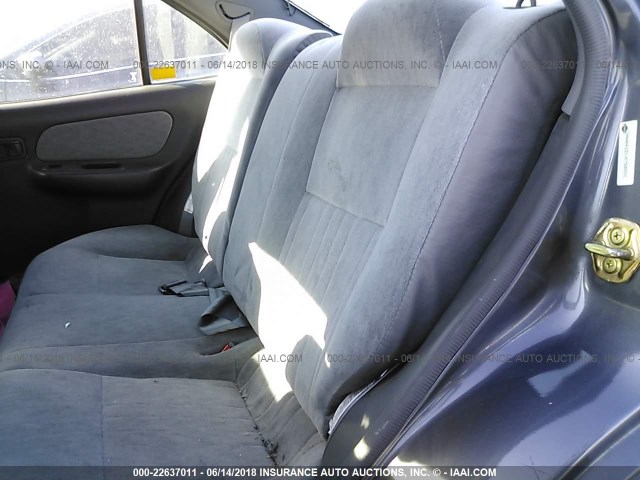 1N4AB41D1VC760392 - 1997 NISSAN SENTRA XE/GXE/GLE/BASE GRAY photo 8