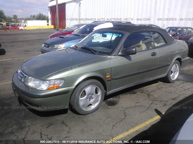 YS3DF75N3X7002736 - 1999 SAAB 9-3 SE BEIGE photo 2