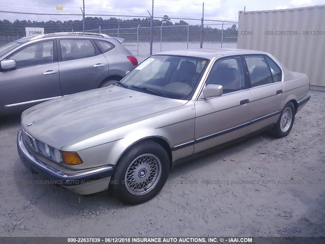 WBAGD4329RDE68046 - 1994 BMW 740 I AUTOMATIC GOLD photo 2