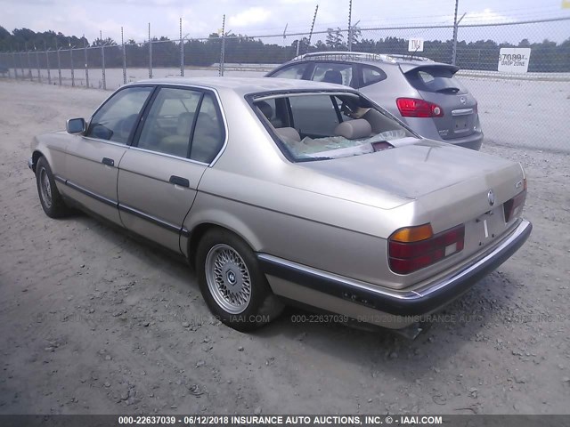 WBAGD4329RDE68046 - 1994 BMW 740 I AUTOMATIC GOLD photo 3