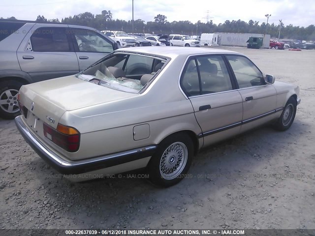 WBAGD4329RDE68046 - 1994 BMW 740 I AUTOMATIC GOLD photo 4