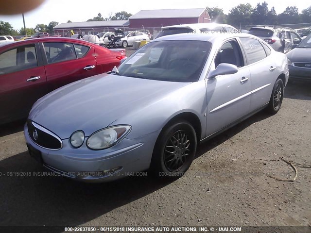 2G4WC582861113546 - 2006 BUICK LACROSSE CX BLUE photo 2