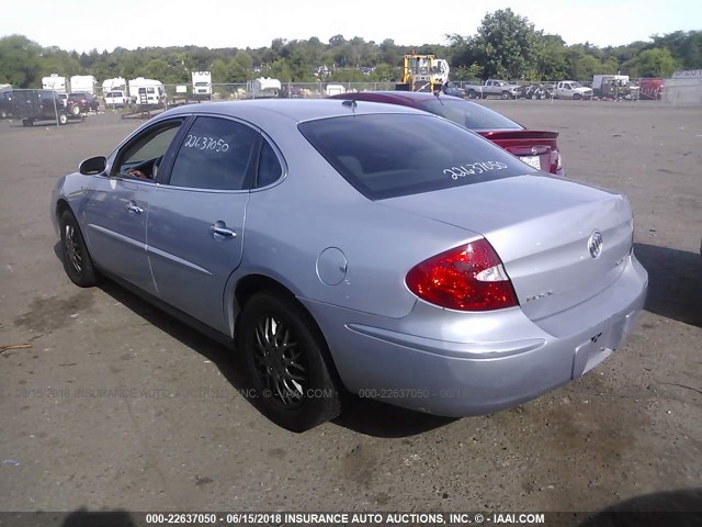 2G4WC582861113546 - 2006 BUICK LACROSSE CX BLUE photo 3