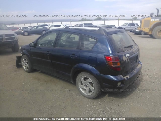 5Y2SL62883Z453515 - 2003 PONTIAC VIBE BLUE photo 3