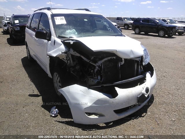 5TDZK23C57S043761 - 2007 TOYOTA SIENNA CE/LE WHITE photo 6