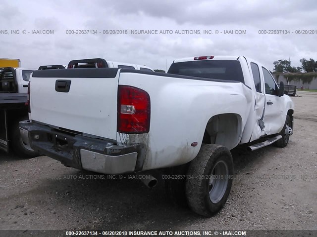 1GC8CZBG8AZ248504 - 2010 CHEVROLET 3500 CREWCAB  WHITE photo 4