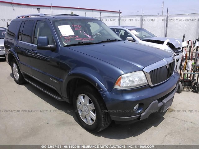 5LMEU78H63ZJ35067 - 2003 LINCOLN AVIATOR Mavi foto 1
