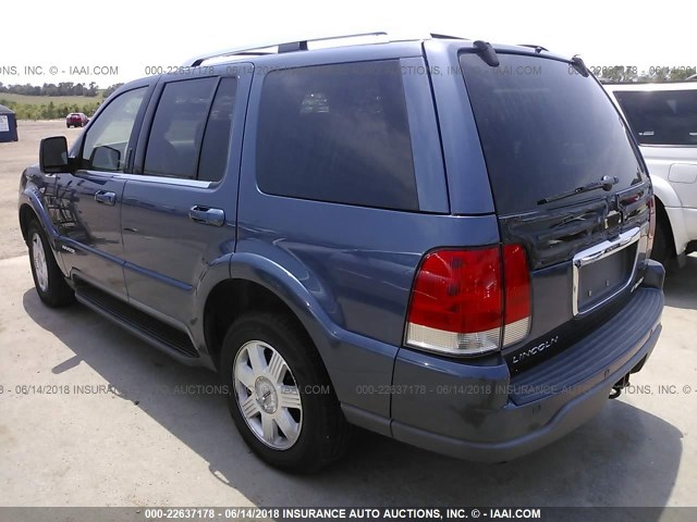 5LMEU78H63ZJ35067 - 2003 LINCOLN AVIATOR Mavi foto 3