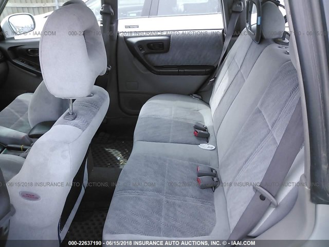 JF1SF656X2H723100 - 2002 SUBARU FORESTER S 银色 照片 8