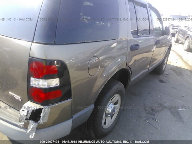 1FMEU72E56UB37900 - 2006 FORD EXPLORER XLS TAN photo 6