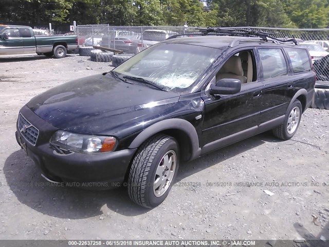 YV1SZ58D621068183 - 2002 VOLVO V70 XC BLACK photo 2