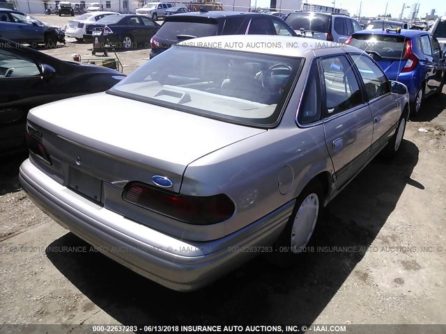 1FALP52U2RG243244 - 1994 FORD TAURUS GL GOLD photo 4