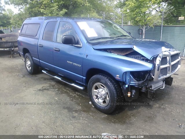 3D3KA28C14G238075 - 2004 DODGE RAM 2500 ST/SLT 蓝色 照片 1