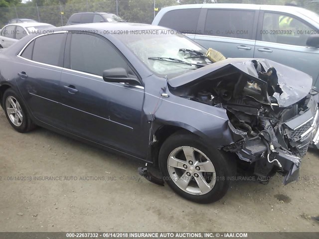 1G11B5SA9DF353155 - 2013 CHEVROLET MALIBU LS BLUE photo 1