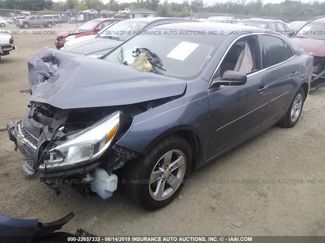 1G11B5SA9DF353155 - 2013 CHEVROLET MALIBU LS BLUE photo 2