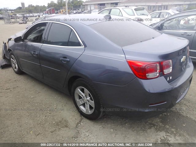 1G11B5SA9DF353155 - 2013 CHEVROLET MALIBU LS BLUE photo 3