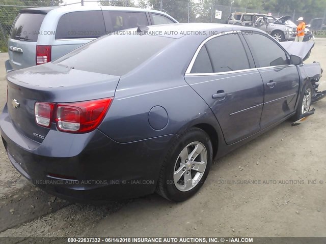 1G11B5SA9DF353155 - 2013 CHEVROLET MALIBU LS BLUE photo 4