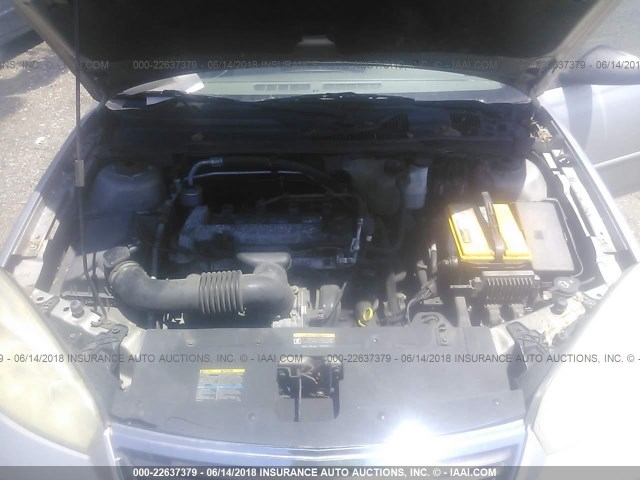 1G1ZS58F37F202998 - 2007 CHEVROLET MALIBU LS 银色 照片 10