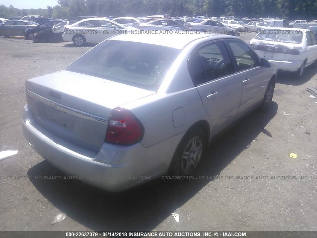 1G1ZS58F37F202998 - 2007 CHEVROLET MALIBU LS 银色 照片 4