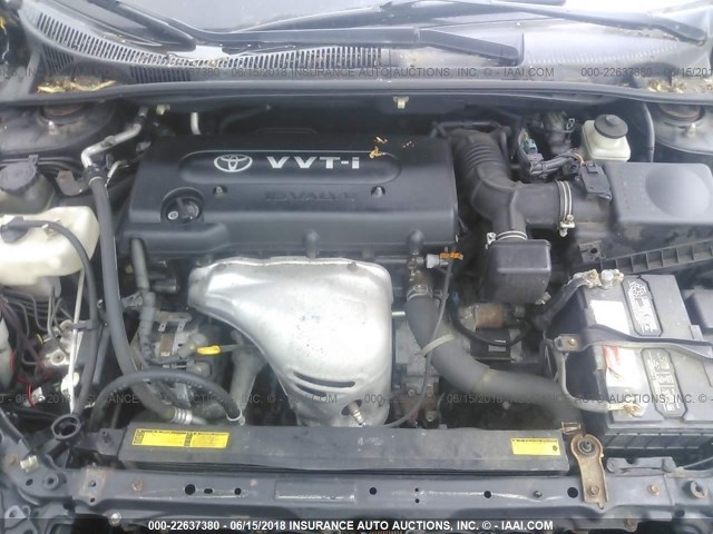 JTKDE177250028846 - 2005 TOYOTA SCION TC 灰色 照片 10