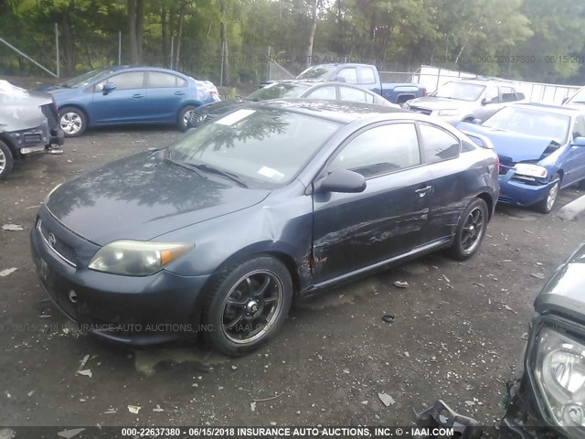 JTKDE177250028846 - 2005 TOYOTA SCION TC 灰色 照片 2