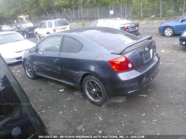 JTKDE177250028846 - 2005 TOYOTA SCION TC 灰色 照片 3