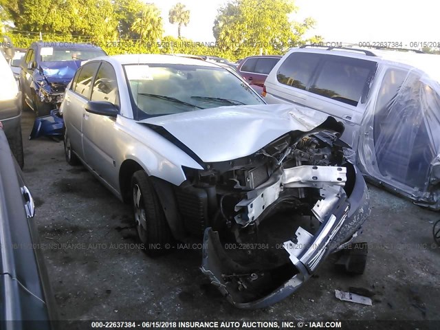 1G8AL55B36Z186196 - 2006 SATURN ION LEVEL 3 SILVER photo 1