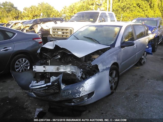 1G8AL55B36Z186196 - 2006 SATURN ION LEVEL 3 SILVER photo 2