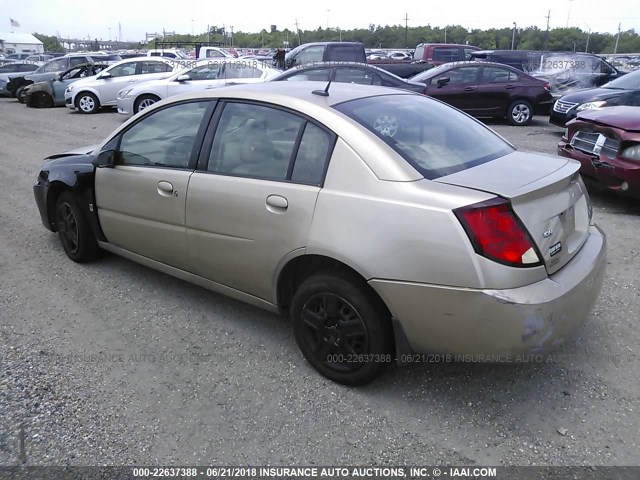 1G8AJ55F96Z159142 - 2006 SATURN ION LEVEL 2 金色 照片 3