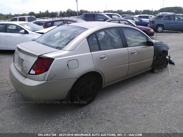 1G8AJ55F96Z159142 - 2006 SATURN ION LEVEL 2 金色 照片 4