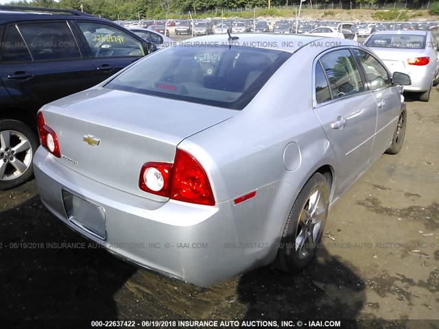 1G1ZC5EB2AF294997 - 2010 CHEVROLET MALIBU 1LT 银色 照片 4