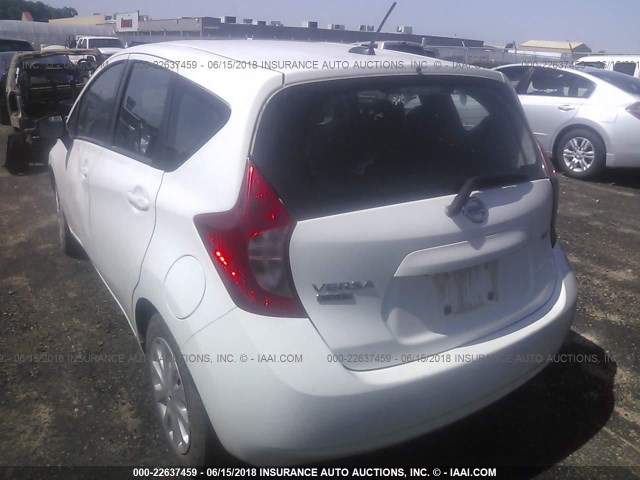 3N1CE2CP5GL407217 - 2016 NISSAN VERSA NOTE S/S PLUS/SV/SL/SR WHITE photo 3