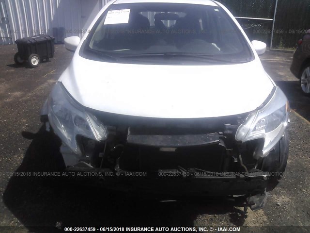 3N1CE2CP5GL407217 - 2016 NISSAN VERSA NOTE S/S PLUS/SV/SL/SR WHITE photo 6