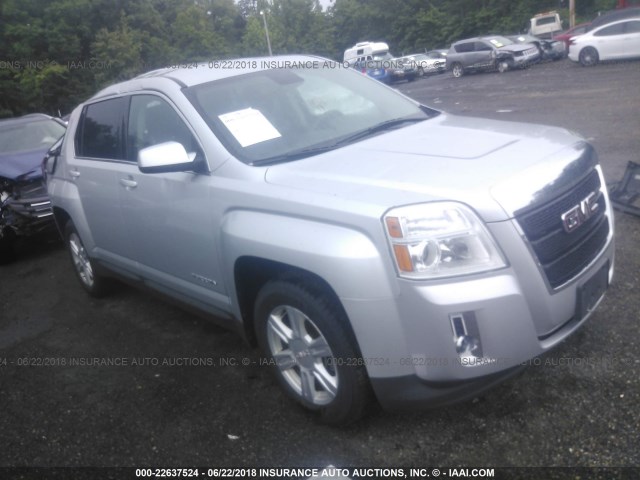 2GKFLVEK8E6132774 - 2014 GMC TERRAIN SLE SILVER photo 1