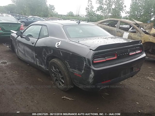 2C3CDZGG2JH150024 - 2018 DODGE CHALLENGER GT GRAY photo 3