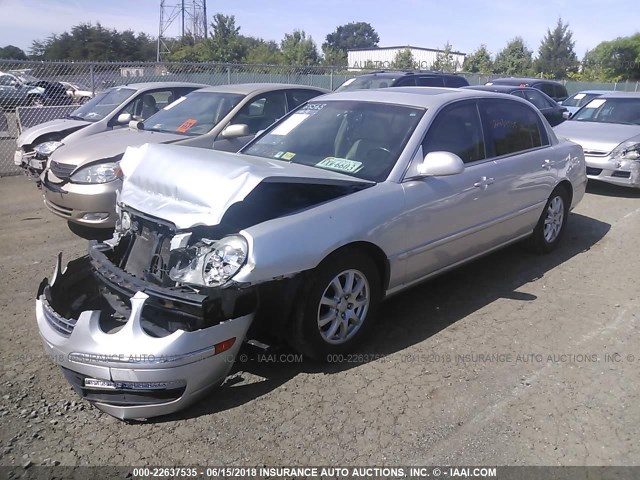 KNALD125685168088 - 2008 KIA AMANTI SILVER photo 2