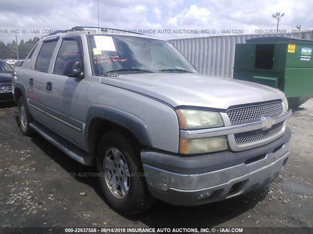 3GNEC12T04G265908 - 2004 CHEVROLET AVALANCHE C1500 SILVER photo 1