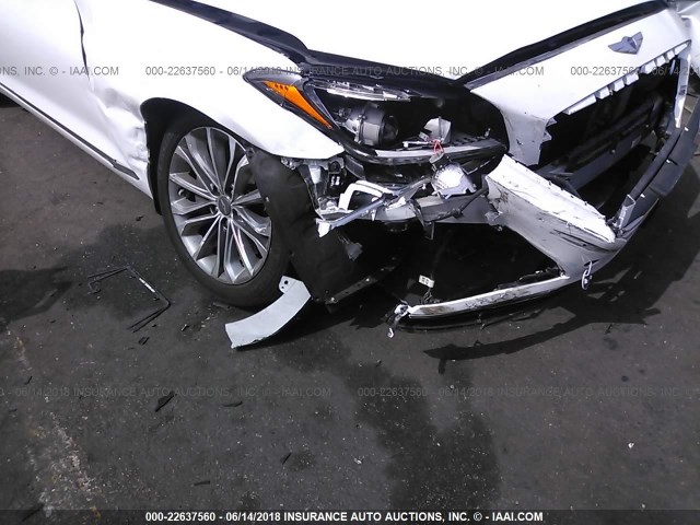 KMHGN4JE7FU084459 - 2015 HYUNDAI GENESIS 3.8L WHITE photo 6