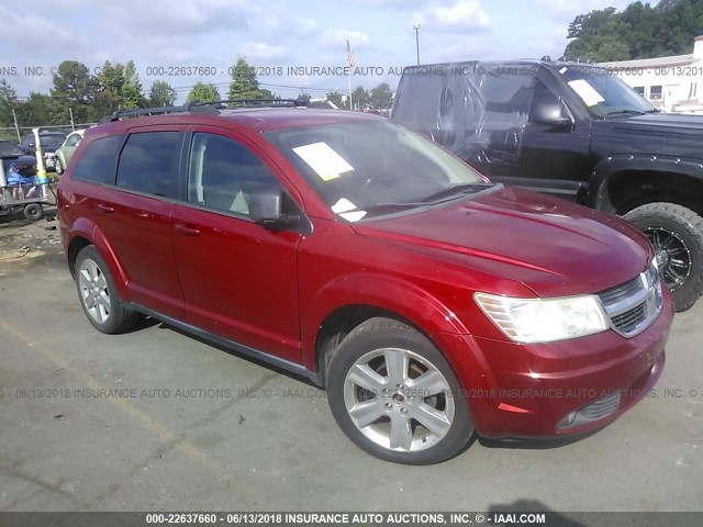 3D4GG57V99T506681 - 2009 DODGE JOURNEY SXT RED photo 1