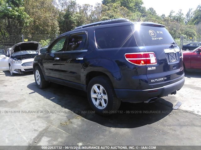 5GZER23788J129687 - 2008 SATURN OUTLOOK XR Dark Blue photo 3