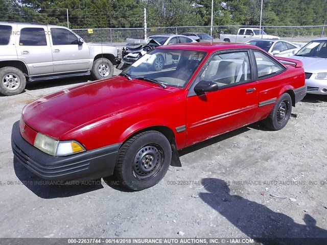 3G1JC1141RS843948 - 1994 CHEVROLET CAVALIER VL/RS RED photo 2