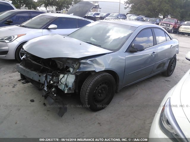1G2ZF58B474214585 - 2007 PONTIAC G6 VALUE LEADER/BASE BLUE photo 2
