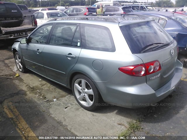 1YVHP82D845N92554 - 2004 MAZDA 6 S GREEN photo 3