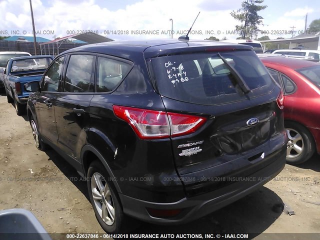 1FMCU0F76GUA02890 - 2016 FORD ESCAPE S BLACK photo 3