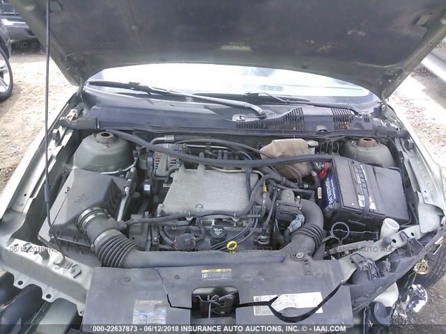 1G1ZT52825F115100 - 2005 CHEVROLET MALIBU LS 绿色 照片 10